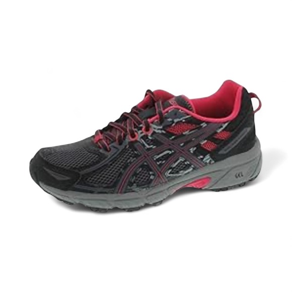 ASICS GEL-Venture 6 Women's Trail Running Shoes Sneakers Gray Pink Size 7 - Picture 1 of 10